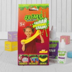 Набор малый для девочек Лаборатория ТМ Slime в ассортименте (цвет желтый)